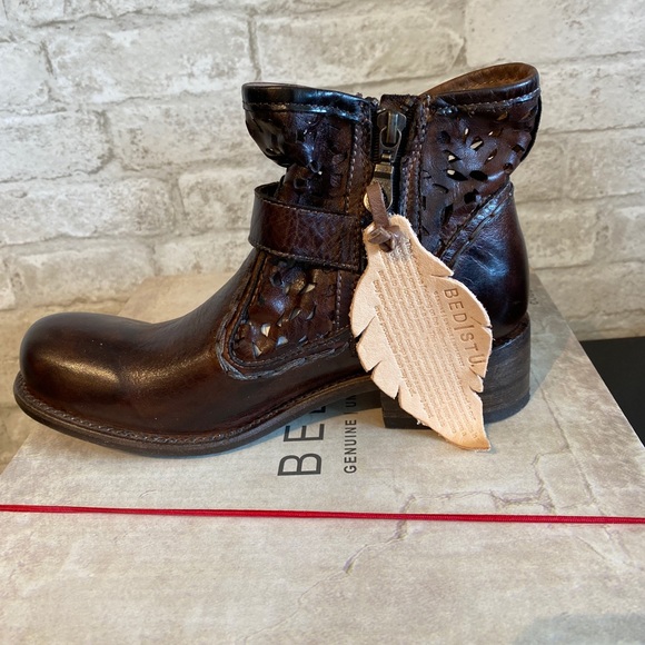 Bed Stu Heather Teak Dip Dye Ankle Boot